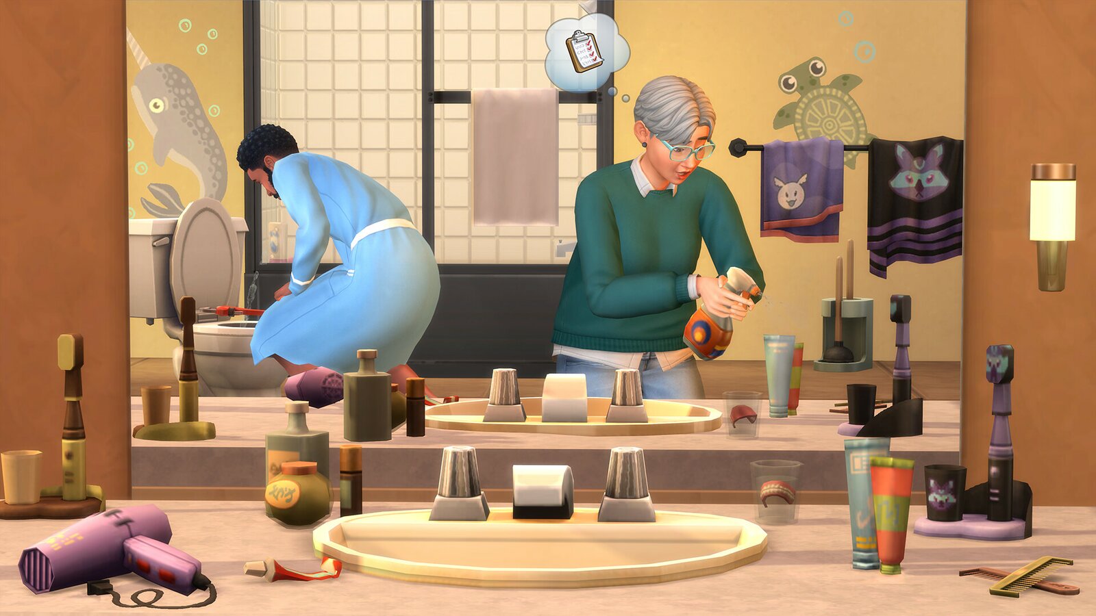 The Sims 4: Bathroom Clutter Kit