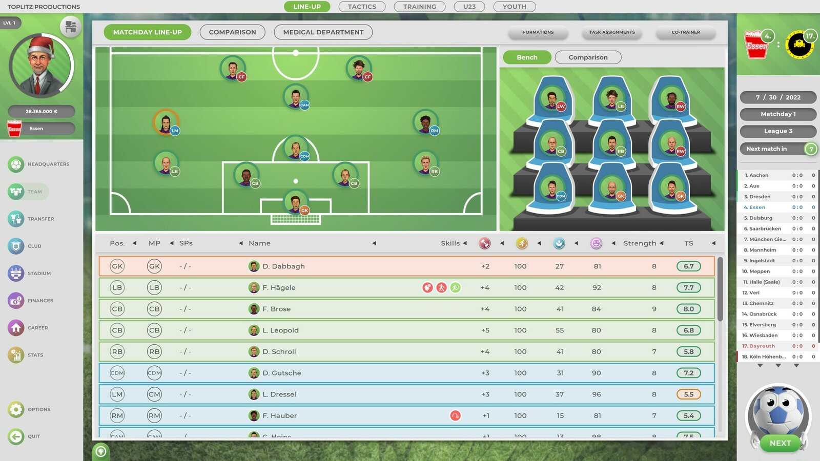 GOAL! The Club Manager