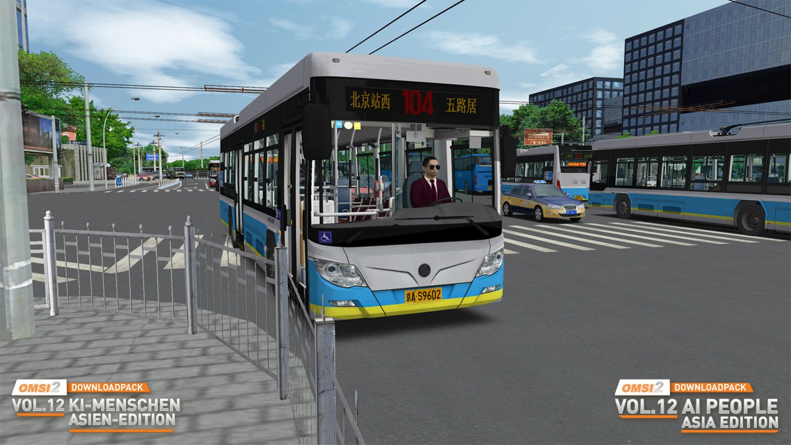 OMSI 2 - Add-on Downloadpack Vol. 12 - AI People - Asia Edition