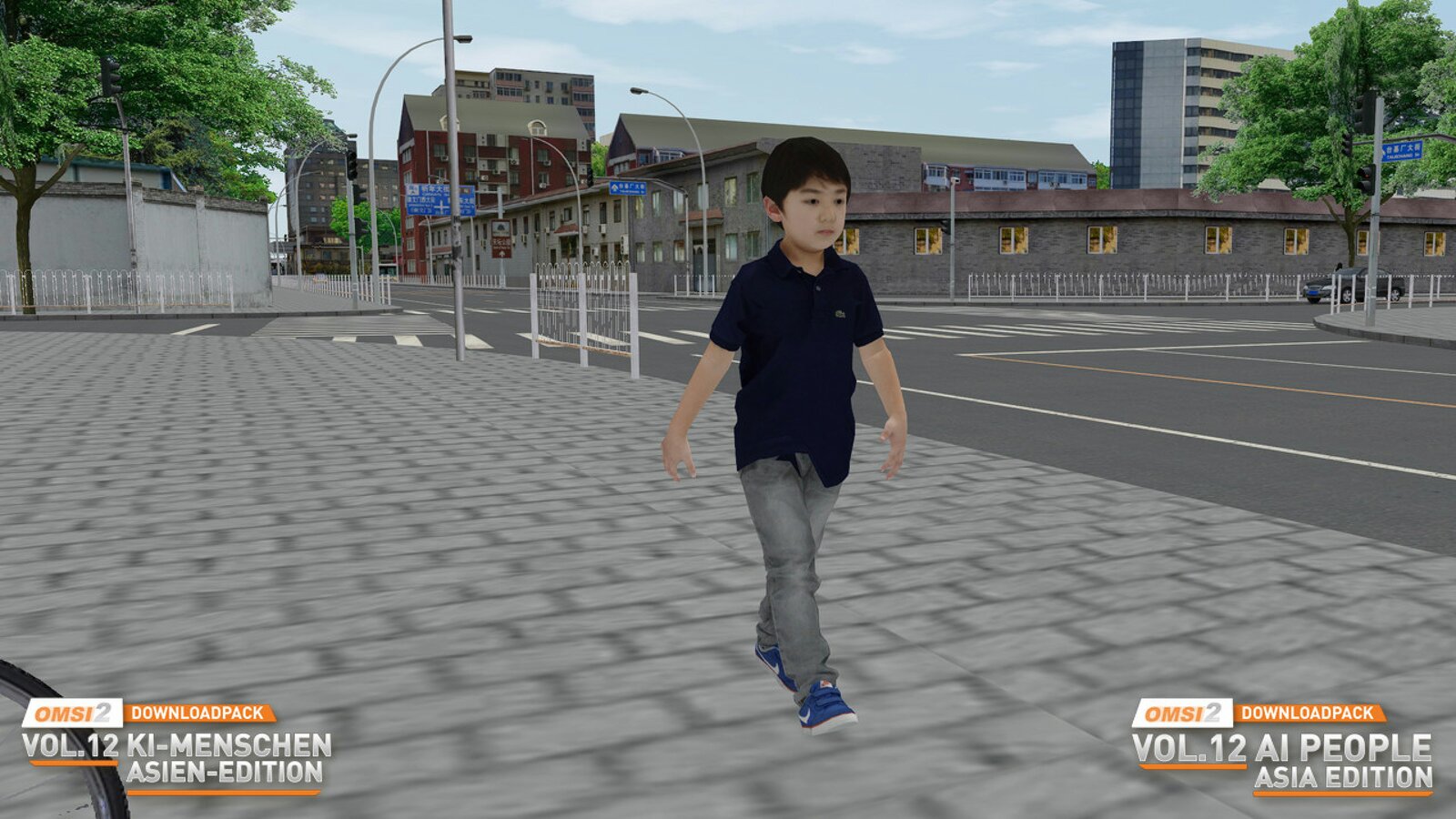 OMSI 2 - Add-on Downloadpack Vol. 12 - AI People - Asia Edition