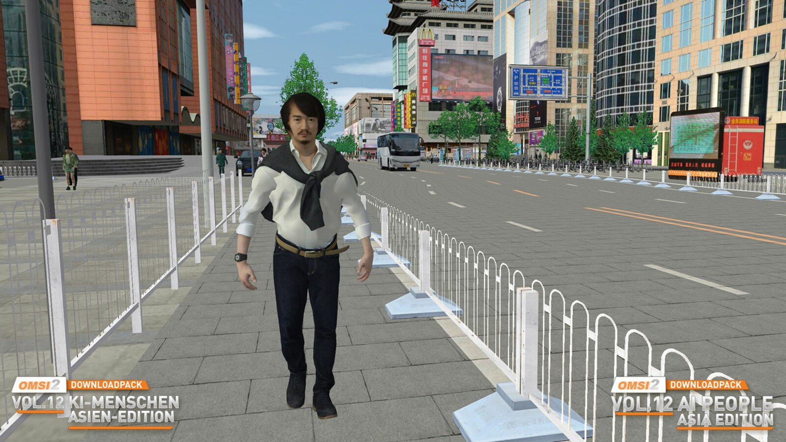 OMSI 2 - Add-on Downloadpack Vol. 12 - AI People - Asia Edition