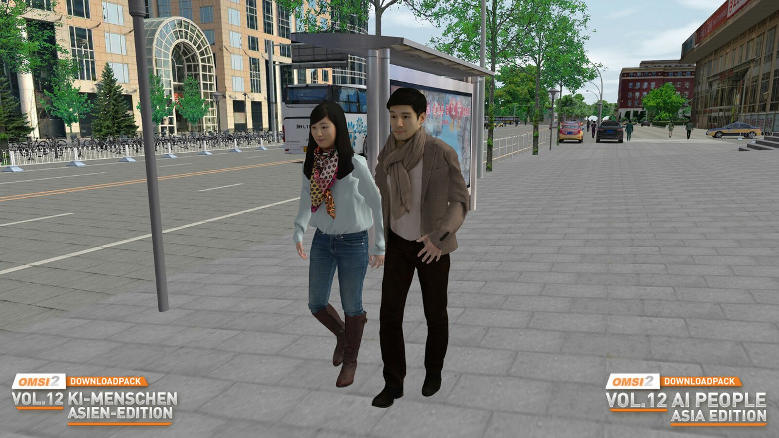 OMSI 2 - Add-on Downloadpack Vol. 12 - AI People - Asia Edition