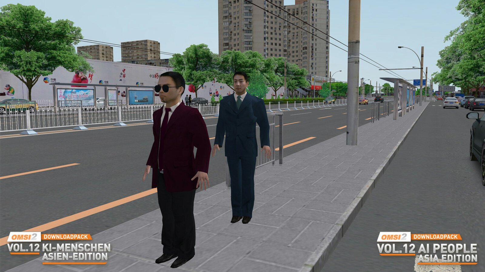 OMSI 2 - Add-on Downloadpack Vol. 12 - AI People - Asia Edition