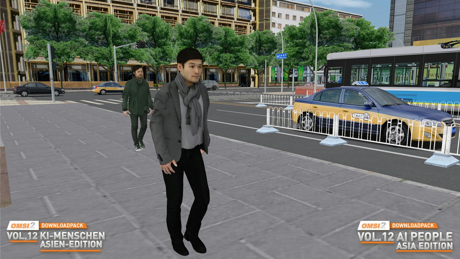 OMSI 2 - Add-on Downloadpack Vol. 12 - AI People - Asia Edition