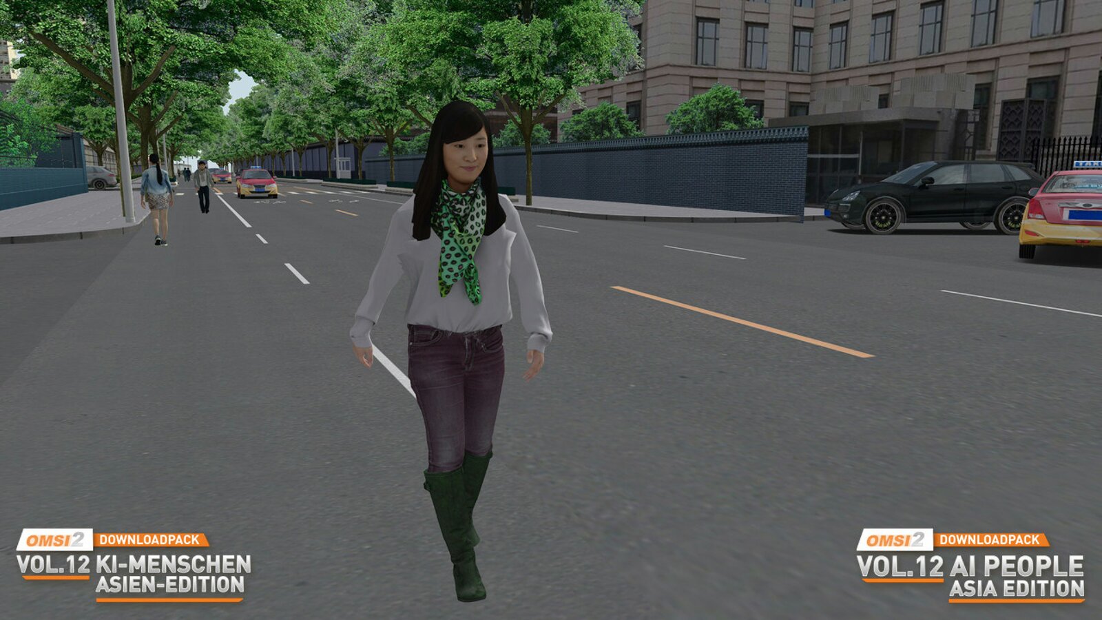 OMSI 2 - Add-on Downloadpack Vol. 12 - AI People - Asia Edition