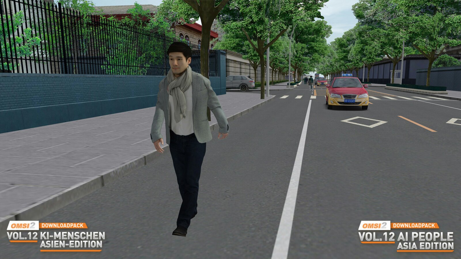 OMSI 2 - Add-on Downloadpack Vol. 12 - AI People - Asia Edition