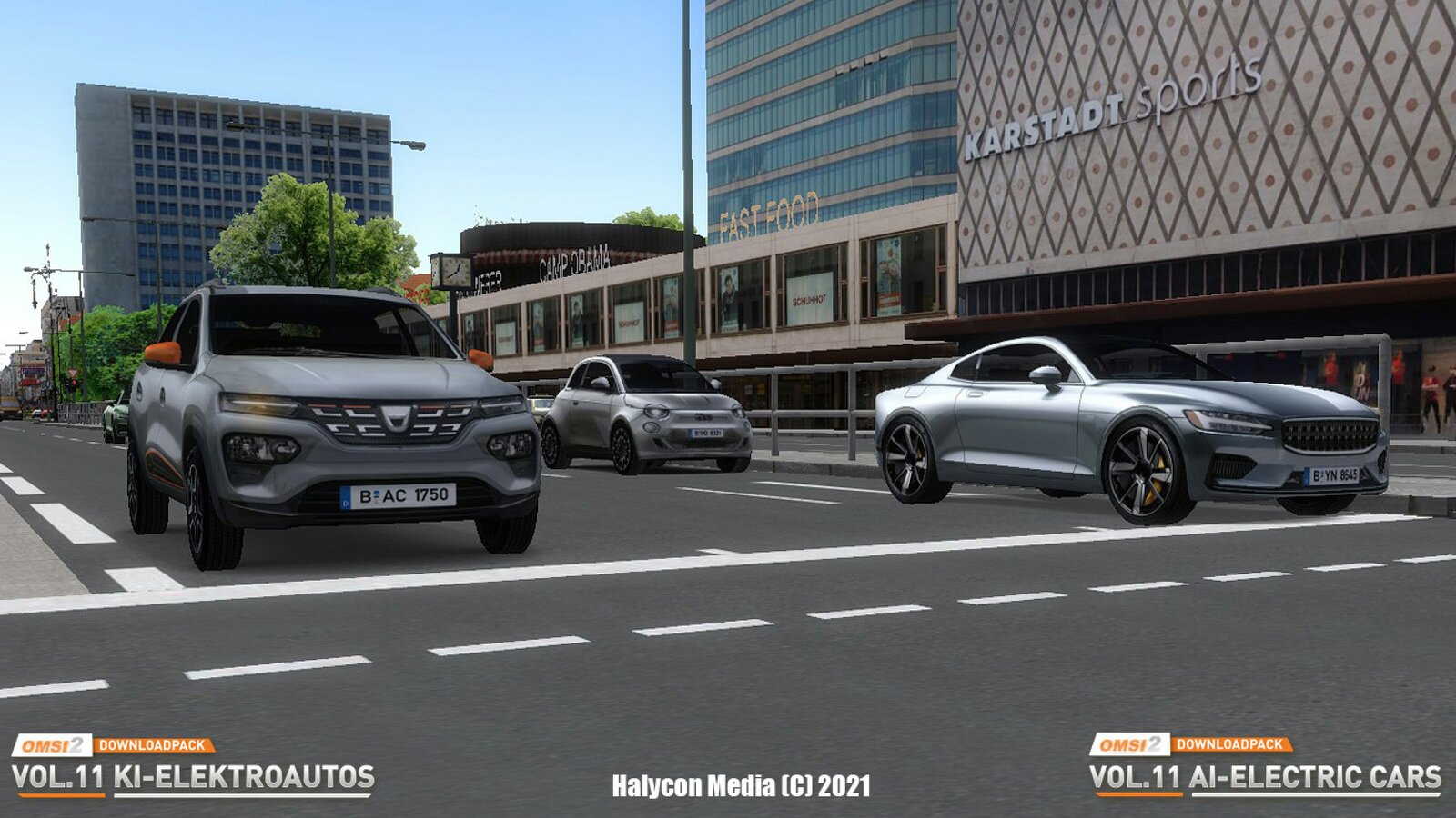 OMSI 2 - Add-on Downloadpack Vol. 11 - AI Electric Cars