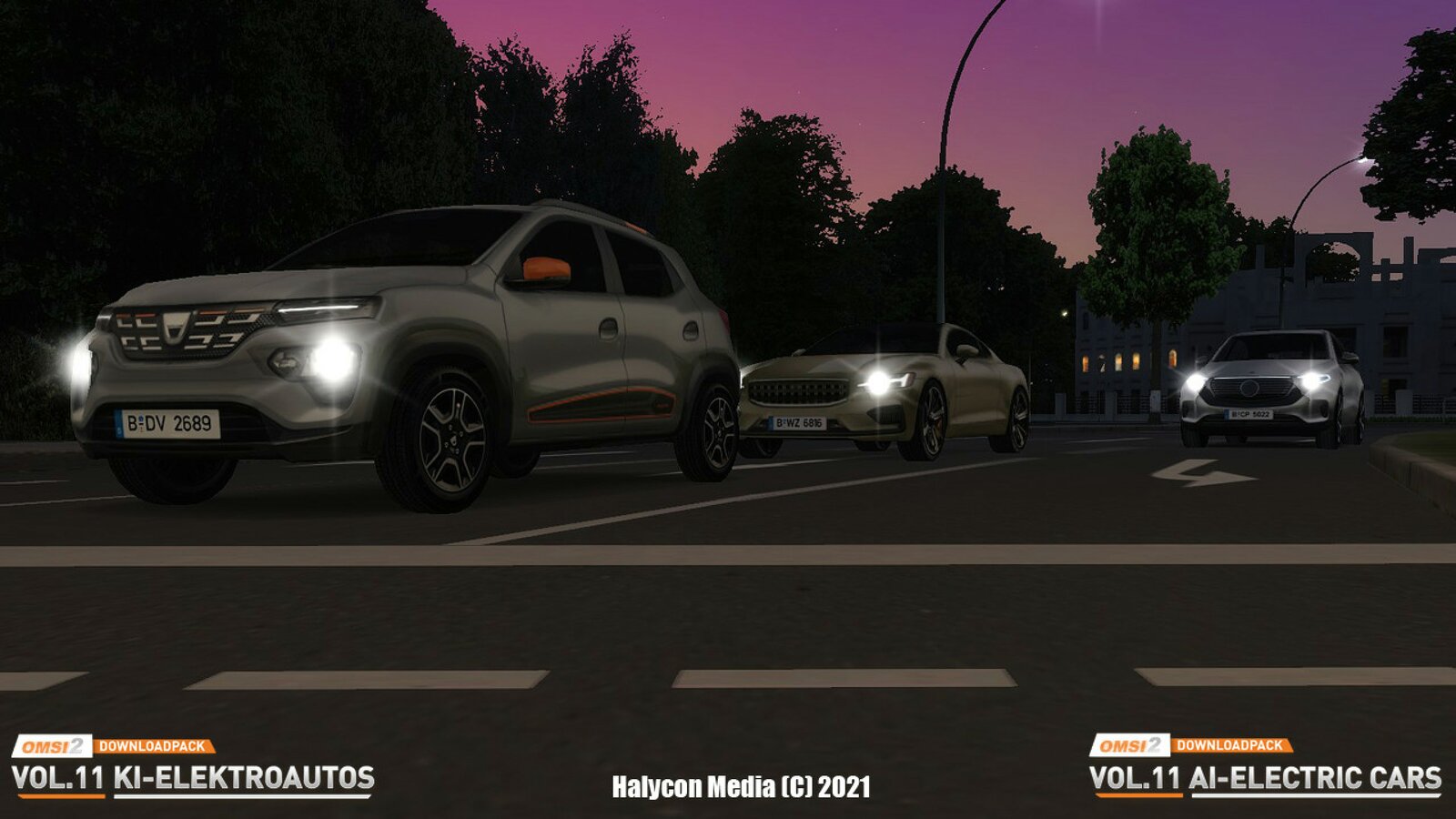 OMSI 2 - Add-on Downloadpack Vol. 11 - AI Electric Cars