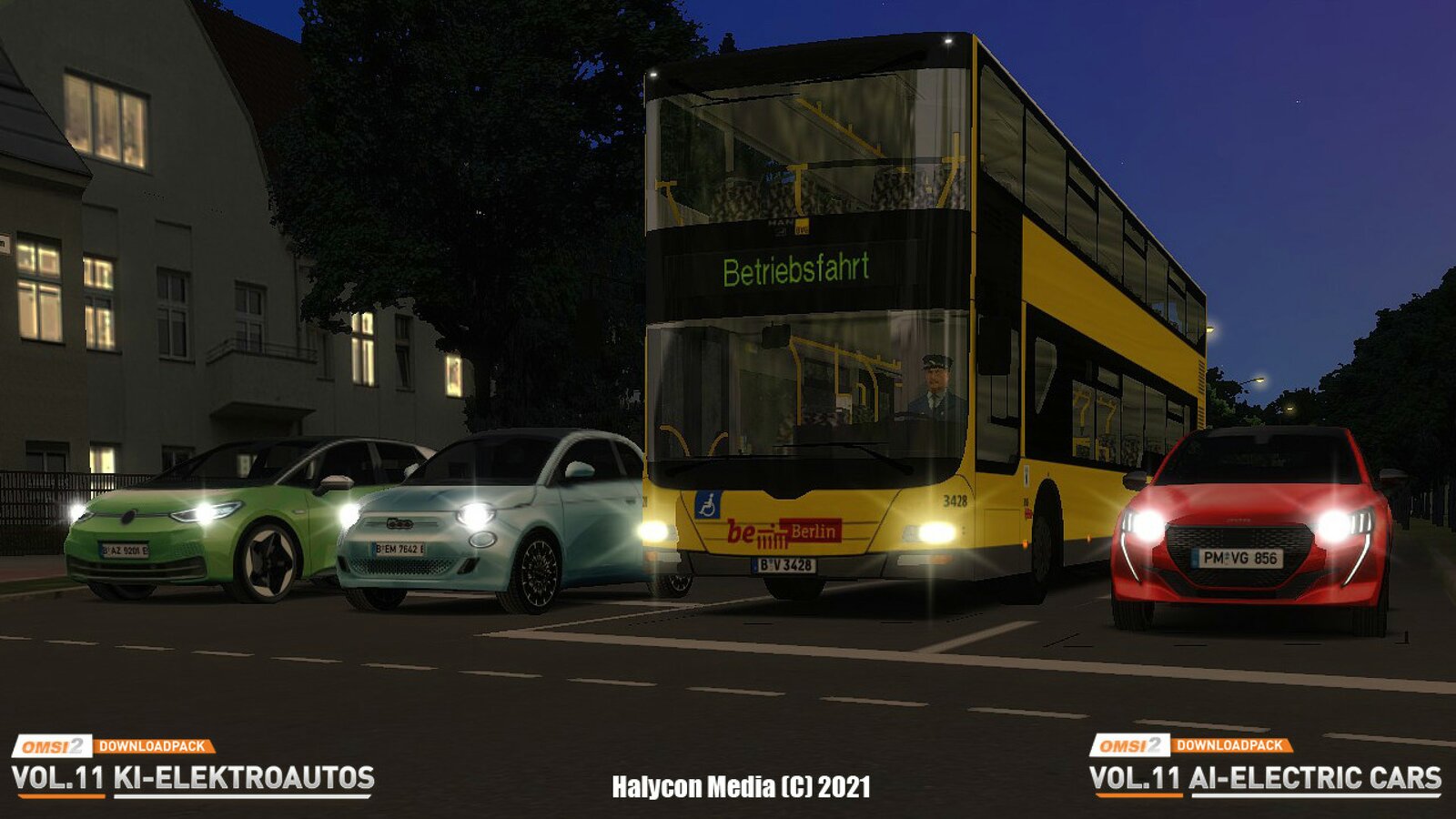 OMSI 2 - Add-on Downloadpack Vol. 11 - AI Electric Cars