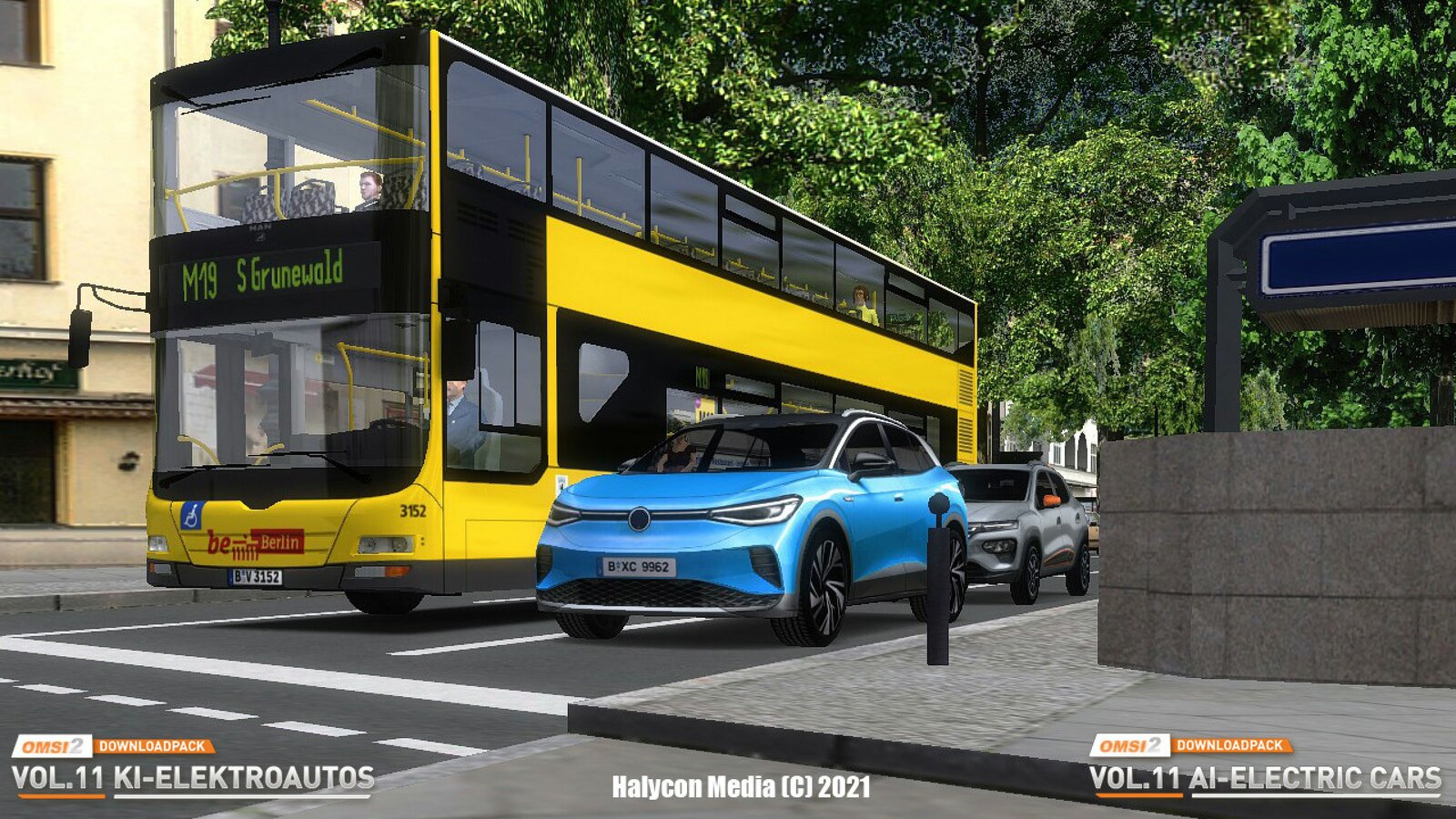 OMSI 2 - Add-on Downloadpack Vol. 11 - AI Electric Cars