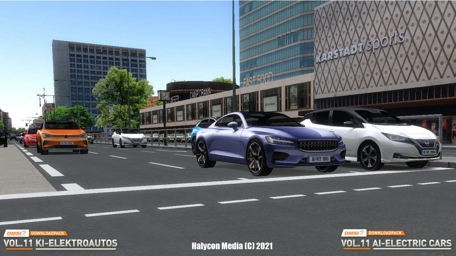 OMSI 2 - Add-on Downloadpack Vol. 11 - AI Electric Cars