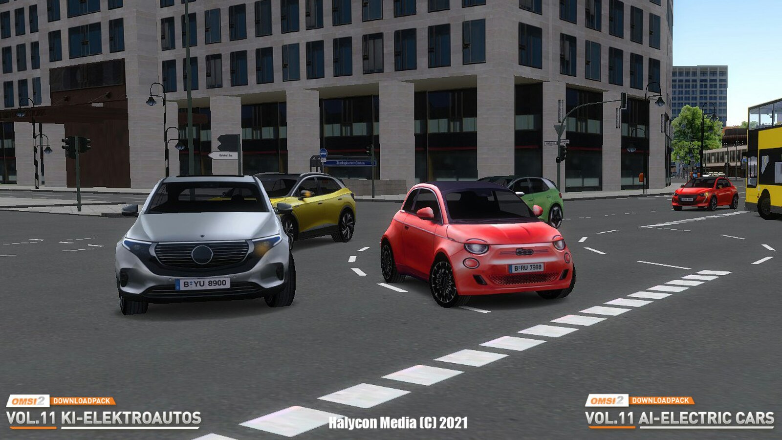 OMSI 2 - Add-on Downloadpack Vol. 11 - AI Electric Cars