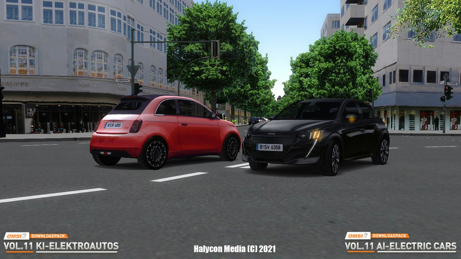 OMSI 2 - Add-on Downloadpack Vol. 11 - AI Electric Cars