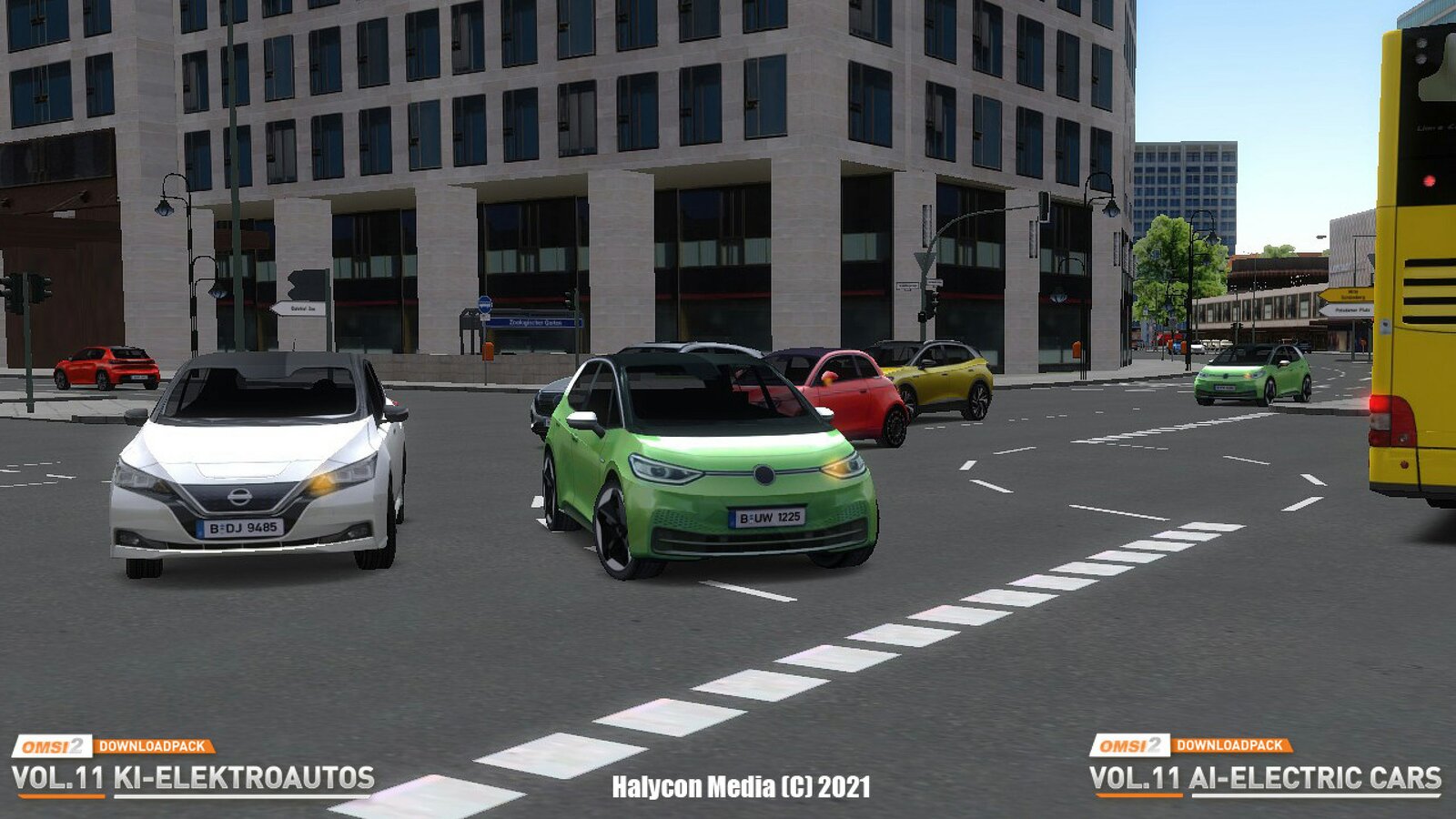 OMSI 2 - Add-on Downloadpack Vol. 11 - AI Electric Cars