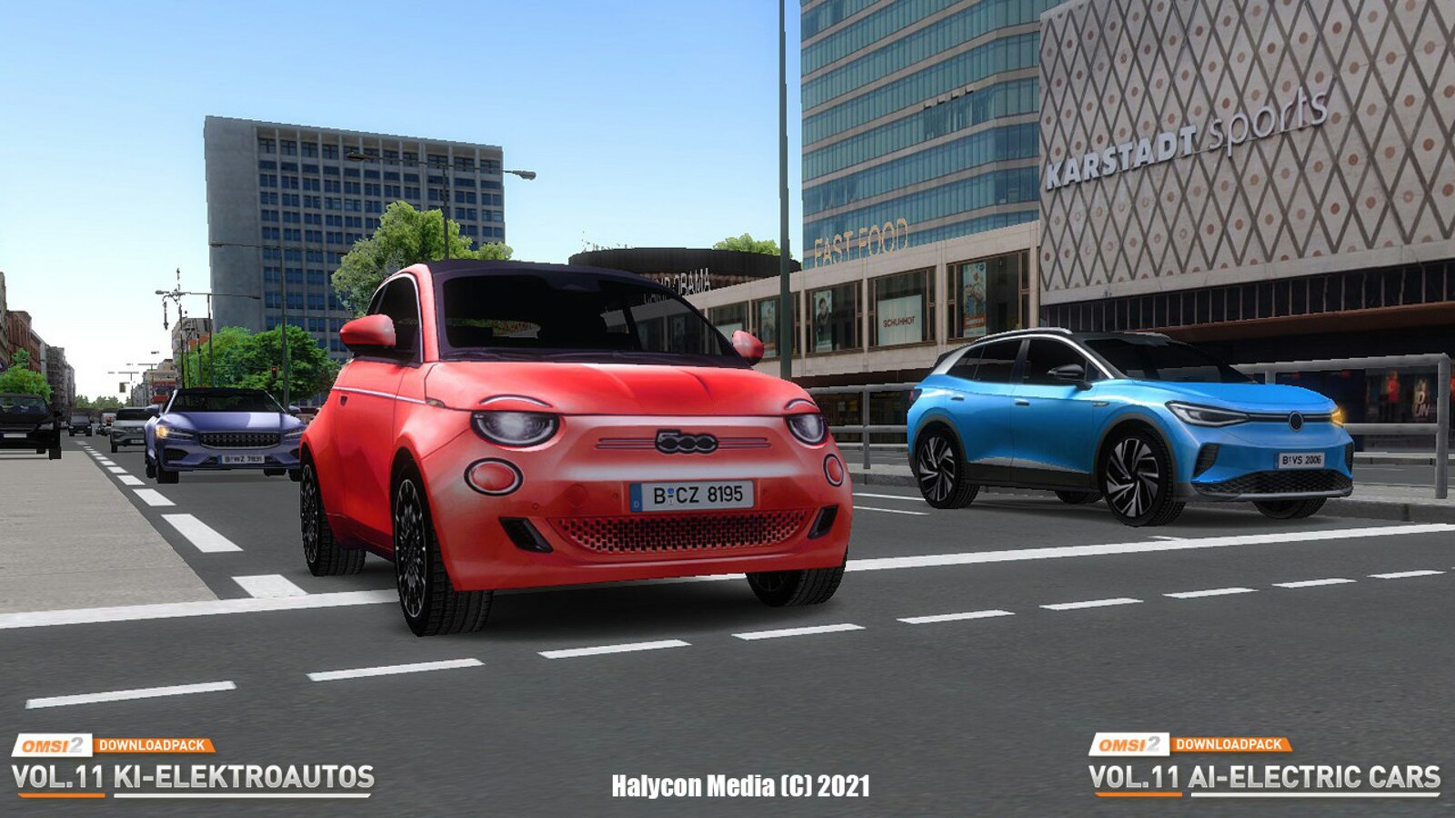 OMSI 2 - Add-on Downloadpack Vol. 11 - AI Electric Cars