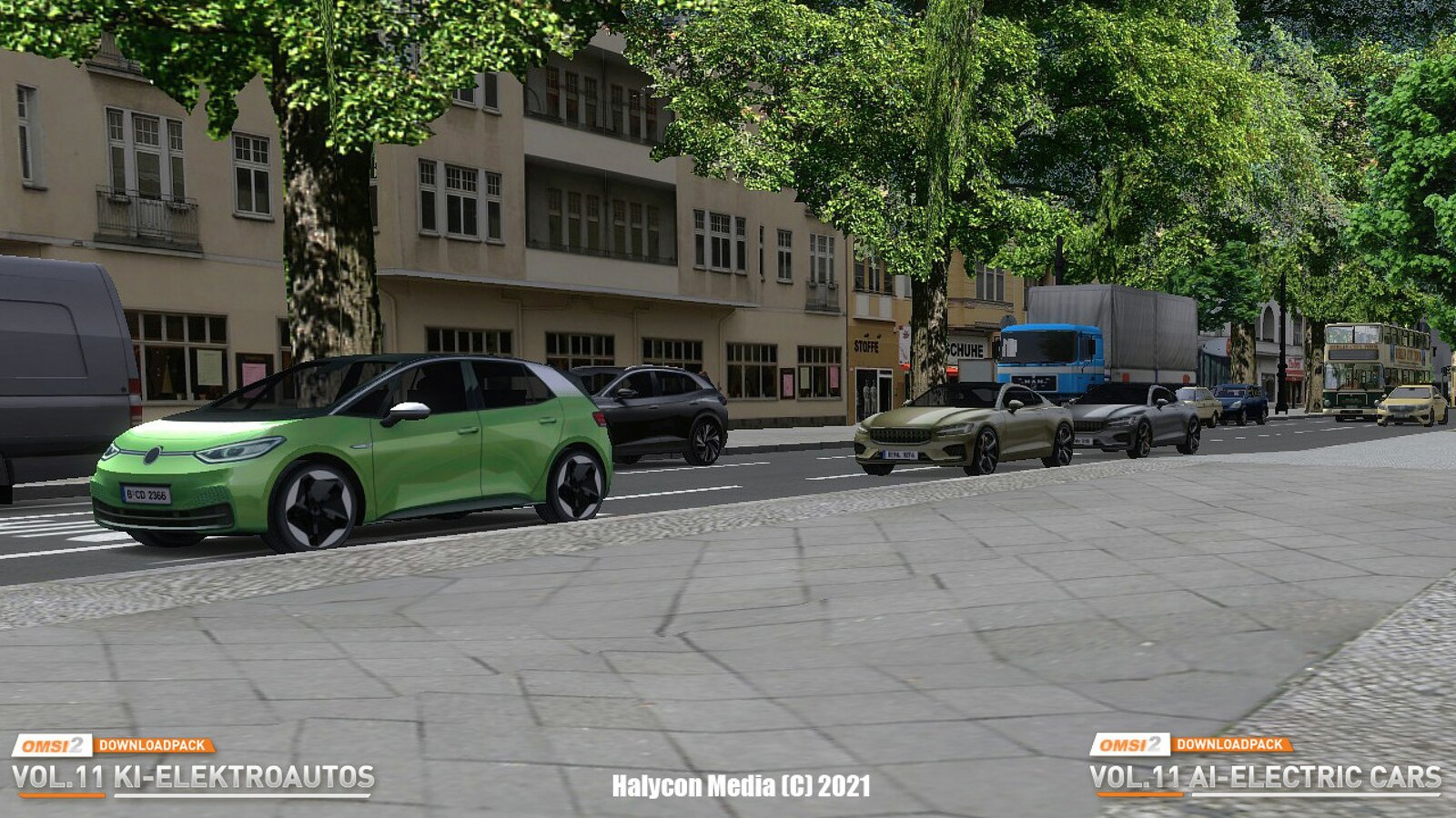 OMSI 2 - Add-on Downloadpack Vol. 11 - AI Electric Cars
