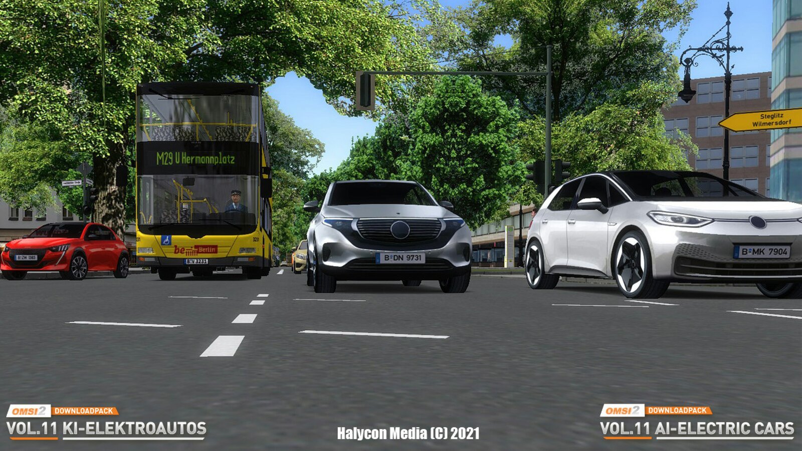 OMSI 2 - Add-on Downloadpack Vol. 11 - AI Electric Cars
