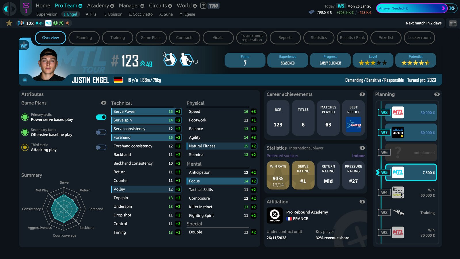Tennis Manager 26