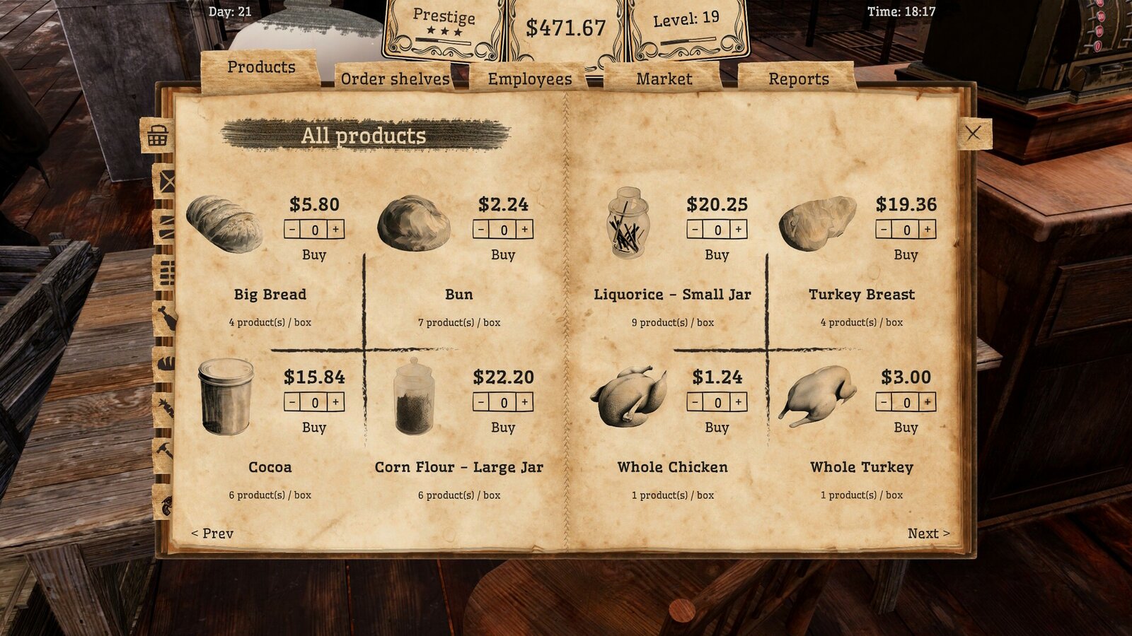 Wild West Supermarket Simulator