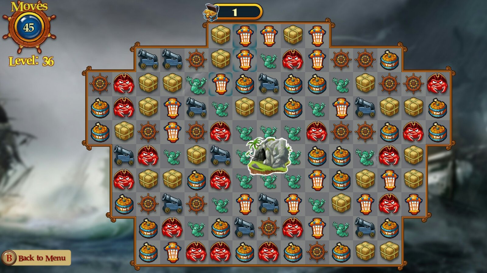 Match Three Pirates 2