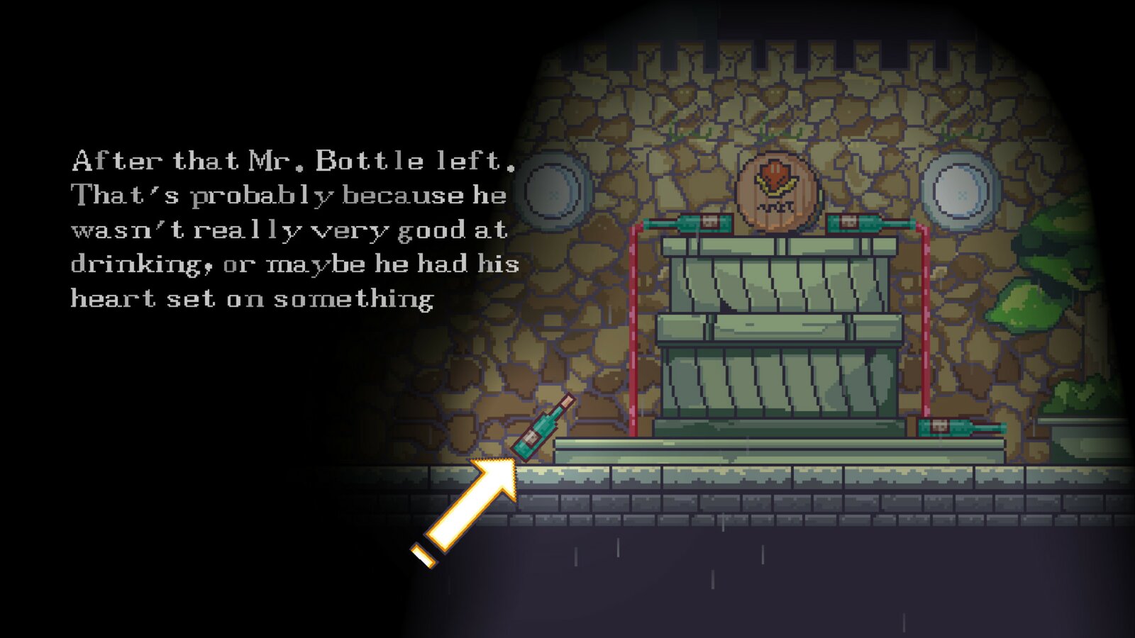 Mr.Bottle and his dream