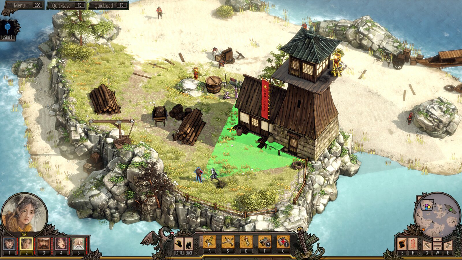 Shadow Tactics: Blades of the Shogun - Aiko's Choice