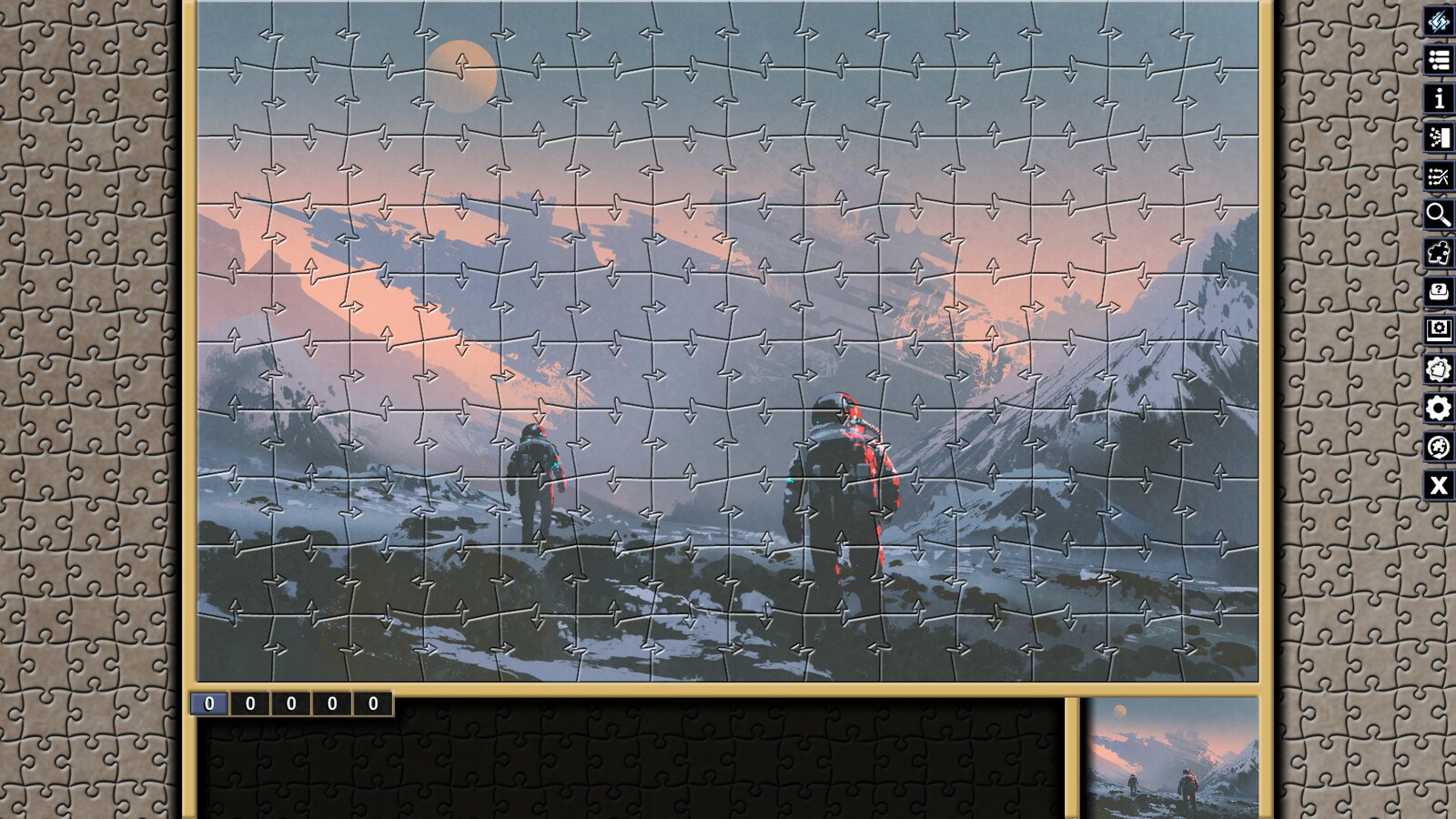 Pixel Puzzles Illustrations & Anime - Jigsaw Pack: Distant Worlds