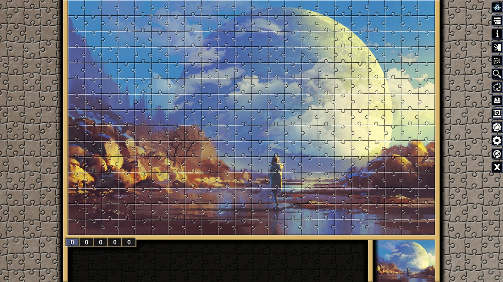 Pixel Puzzles Illustrations & Anime - Jigsaw Pack: Distant Worlds