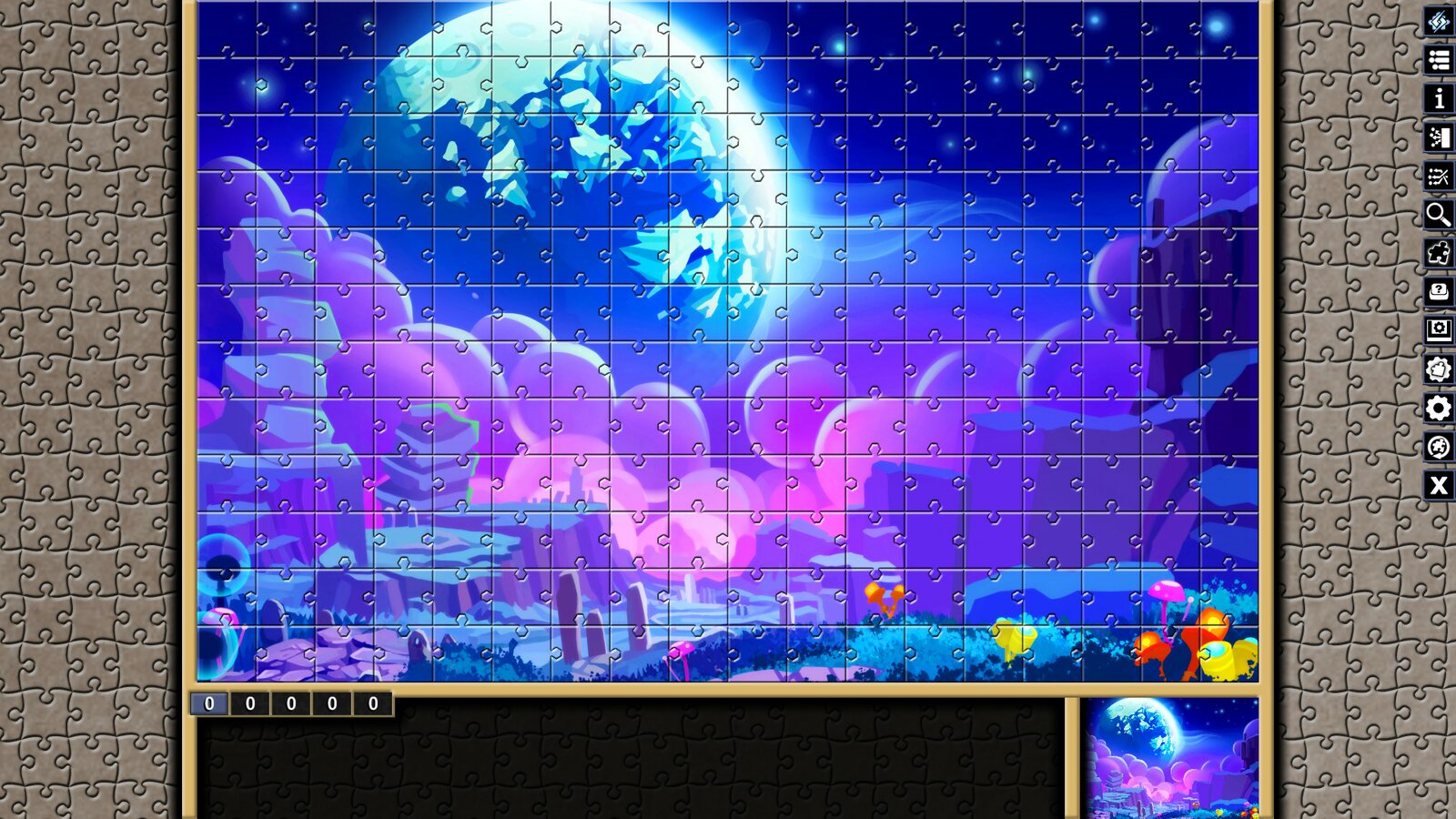 Pixel Puzzles Illustrations & Anime - Jigsaw Pack: Distant Worlds
