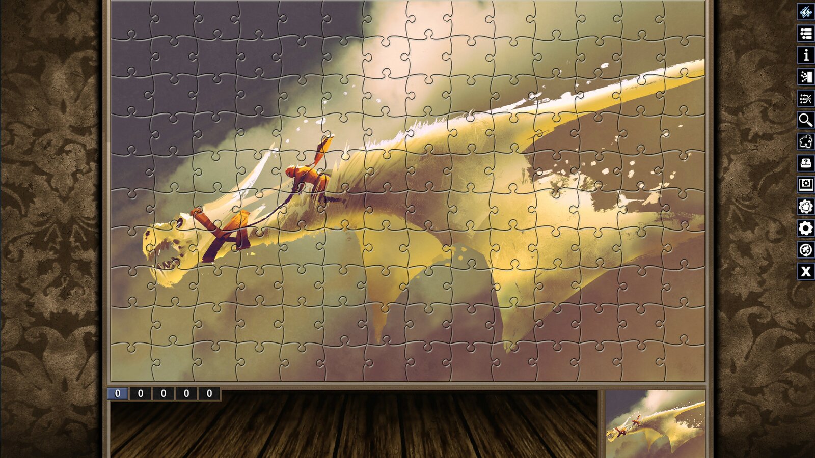 Pixel Puzzles Illustrations & Anime - Jigsaw Pack: Legendary Beasts
