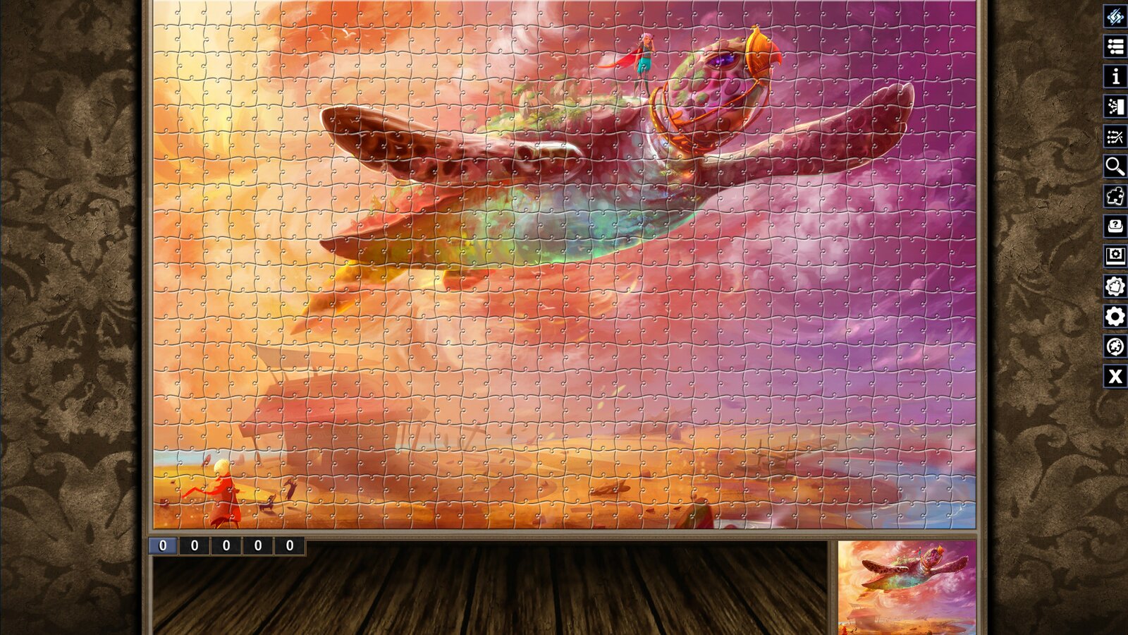 Pixel Puzzles Illustrations & Anime - Jigsaw Pack: Legendary Beasts