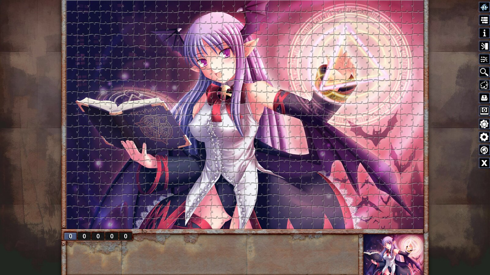 Pixel Puzzles Illustrations & Anime - Jigsaw Pack: Dark Sided