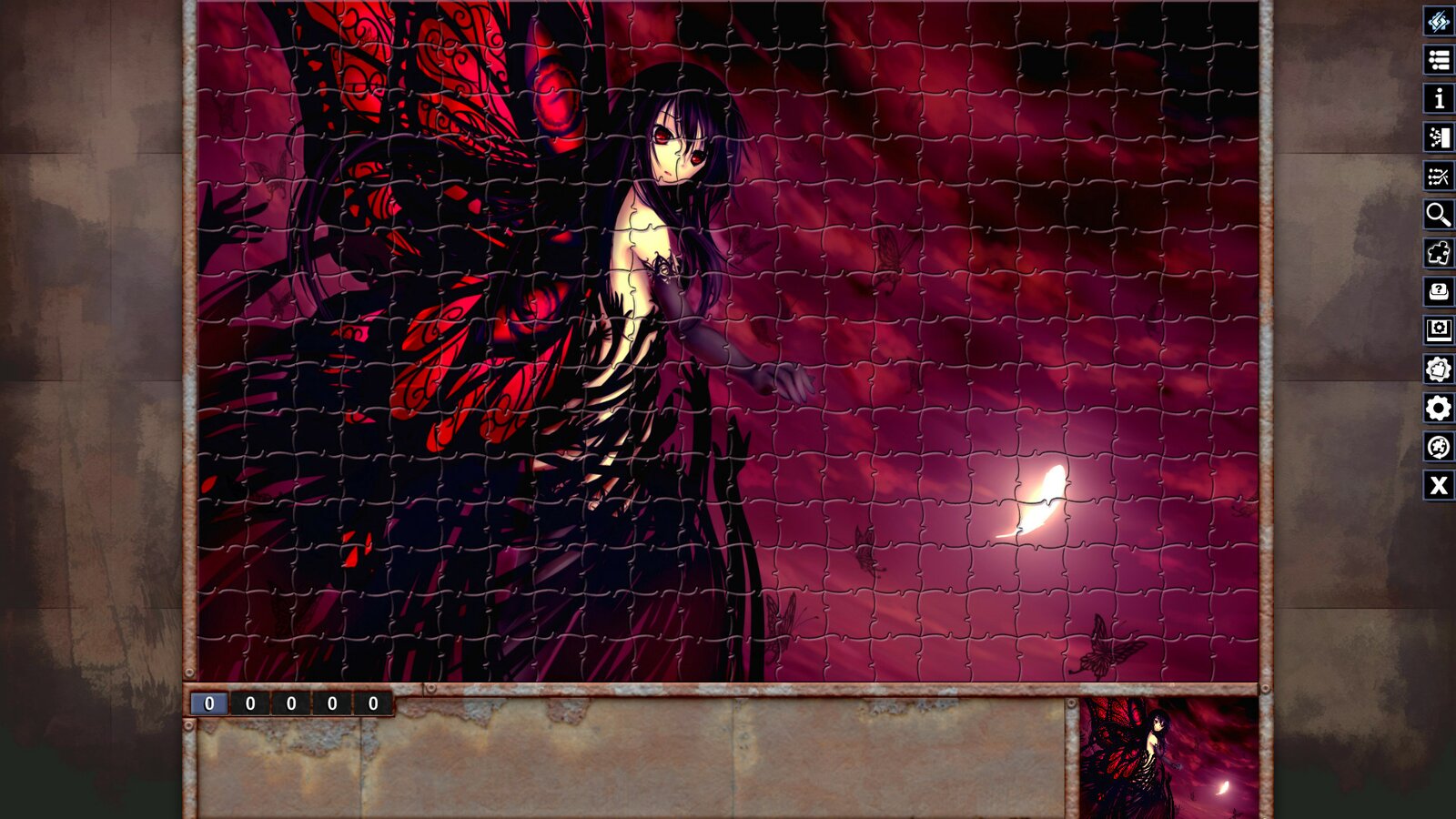 Pixel Puzzles Illustrations & Anime - Jigsaw Pack: Dark Sided
