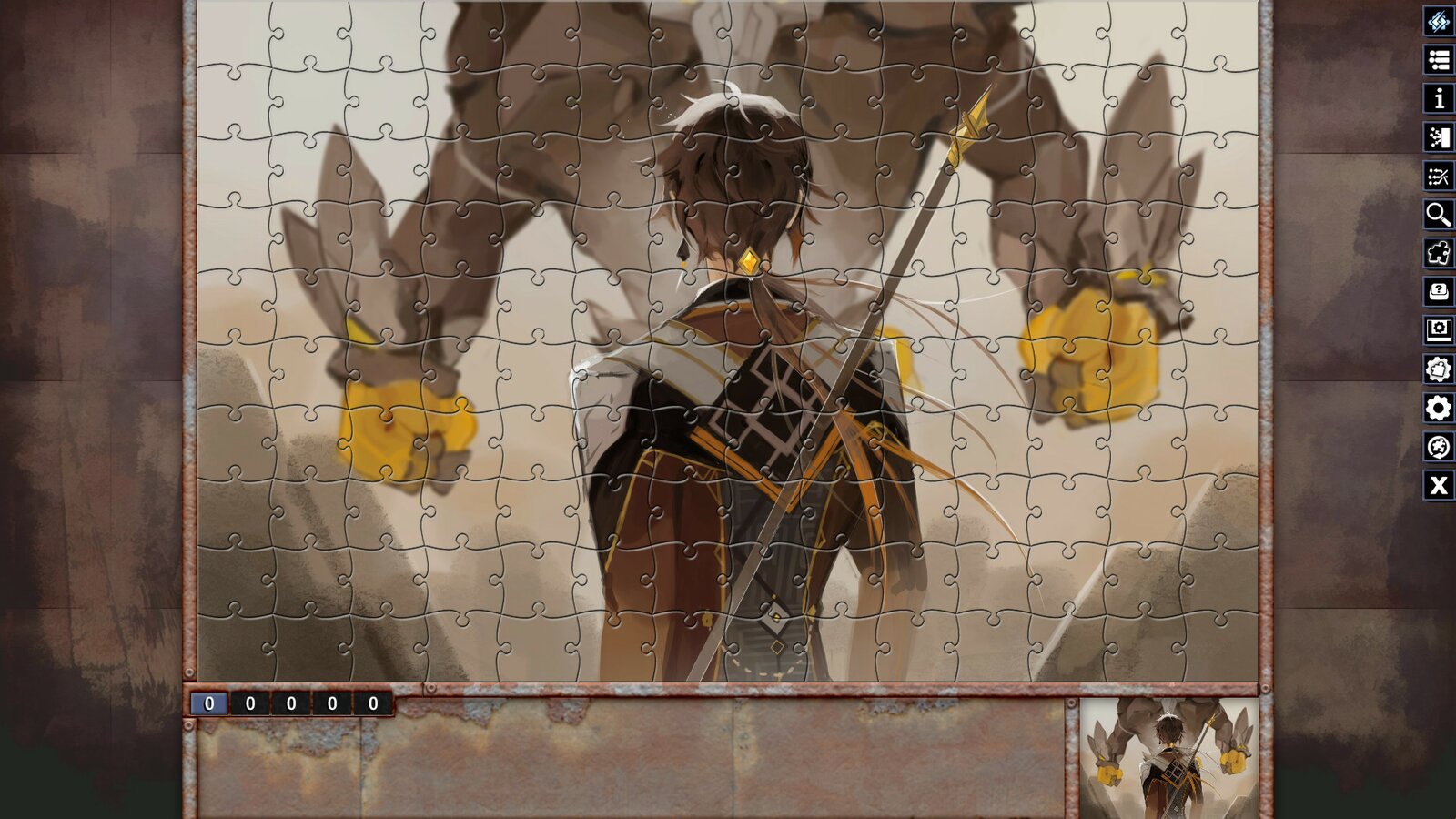 Pixel Puzzles Illustrations & Anime - Jigsaw Pack: Warriors