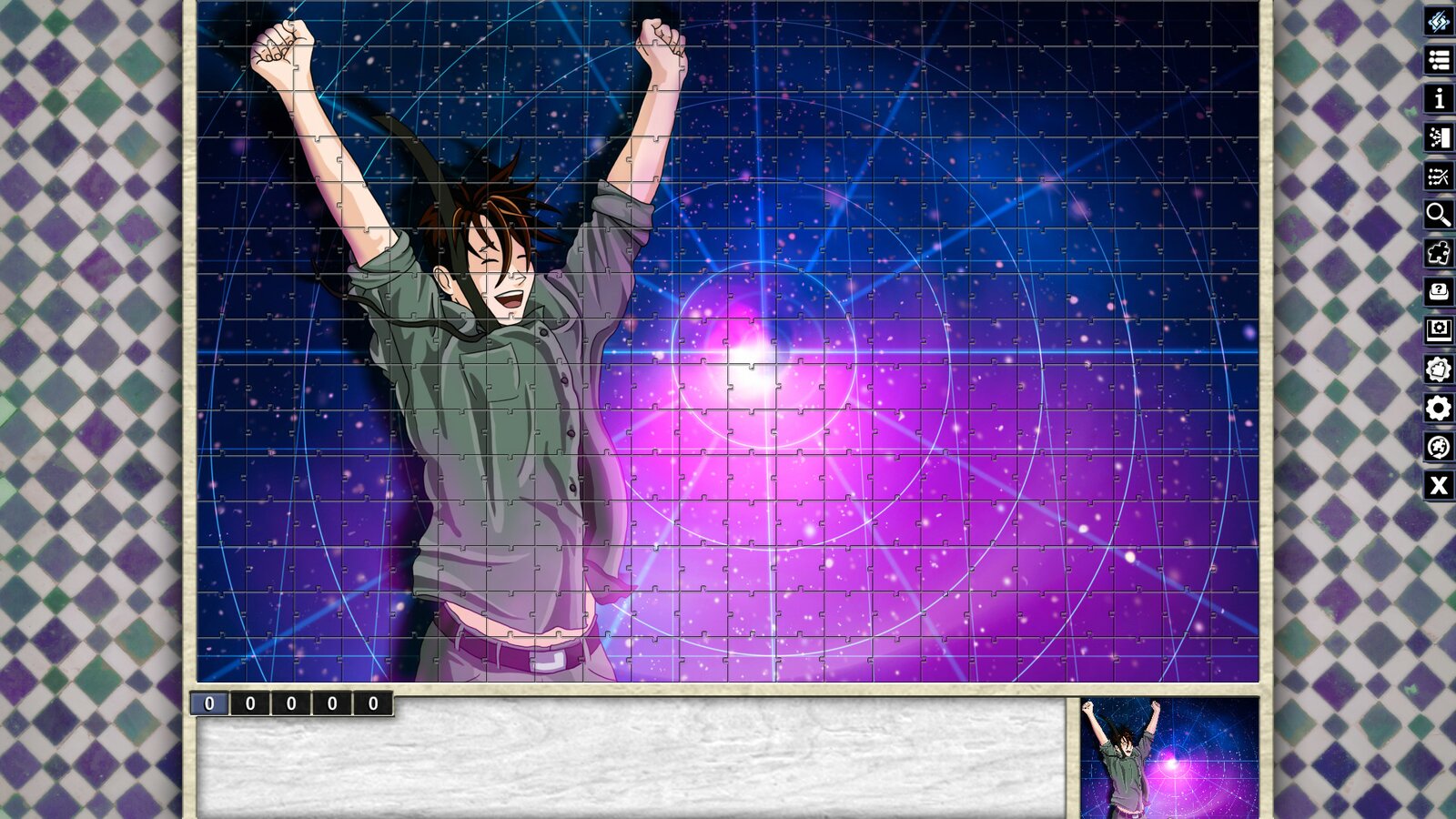 Pixel Puzzles Illustrations & Anime - Jigsaw Pack: Space