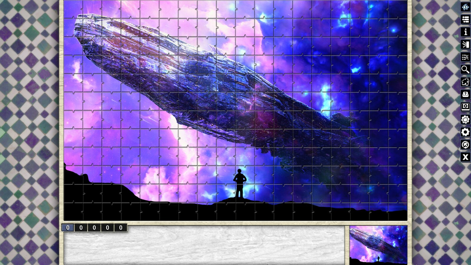 Pixel Puzzles Illustrations & Anime - Jigsaw Pack: Space