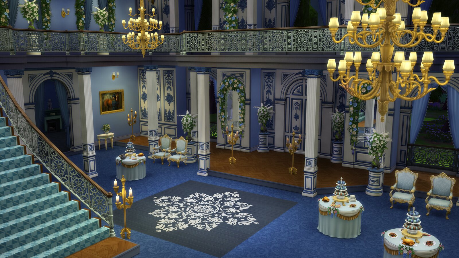 The Sims 4: Lady Bridgerton’s Masquerade Ballroom Kit