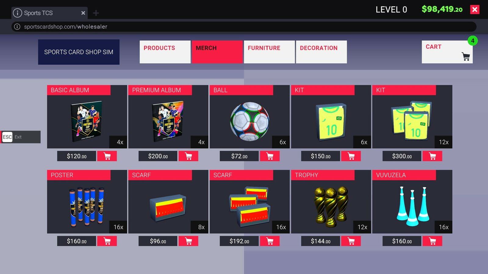 Sports Card Shop Simulator