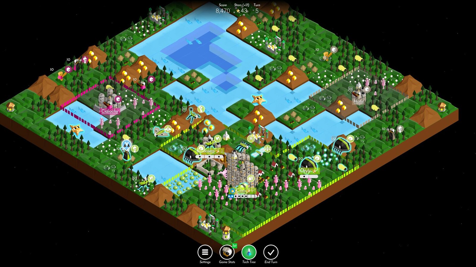 The Battle of Polytopia - Cymanti Tribe
