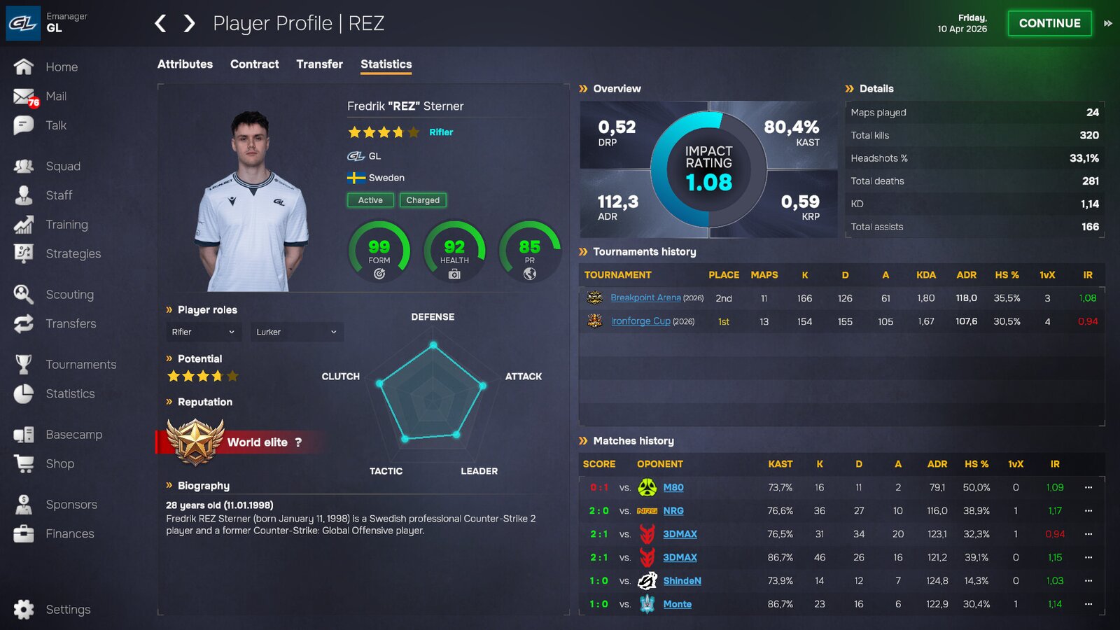Esports Manager 2026