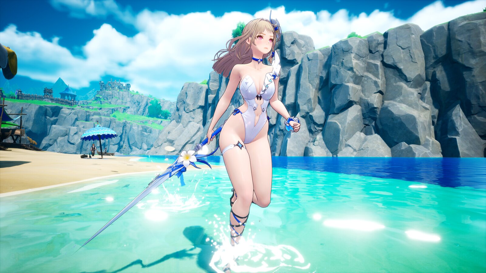 DragonSword : Awakening - Costume : White Flower of the Blue Waves