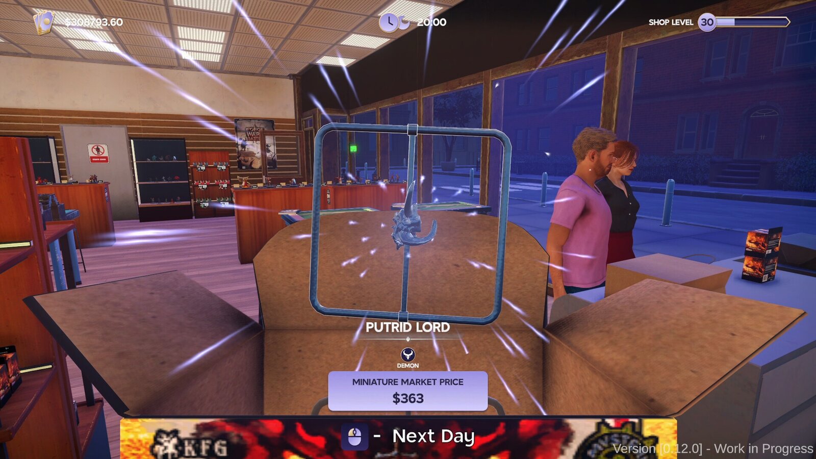 Tabletop Game Shop Simulator