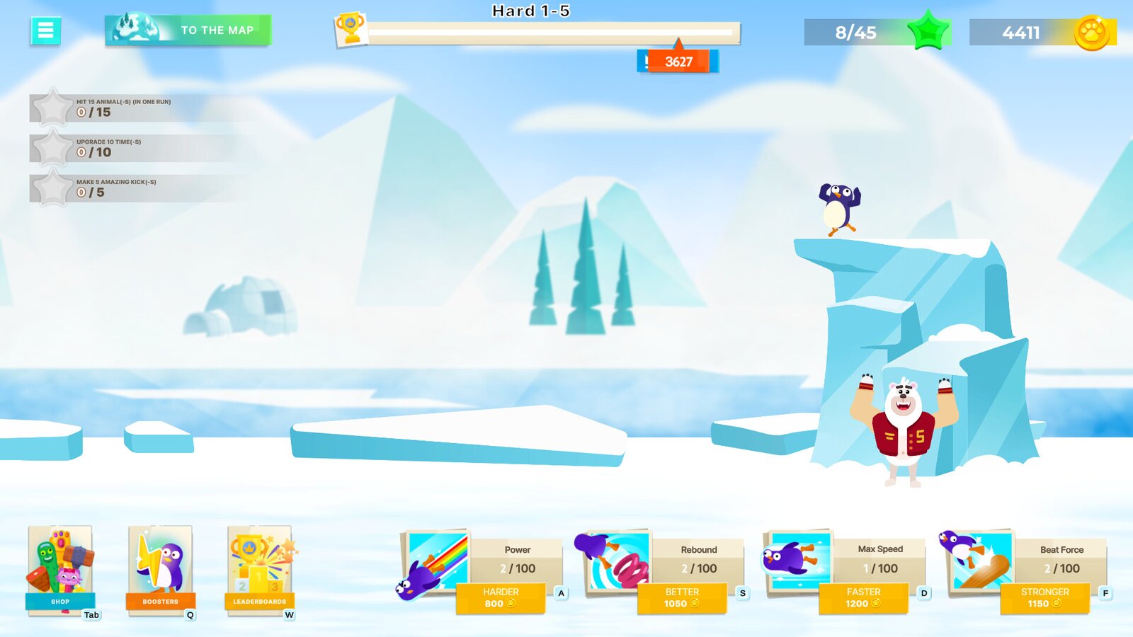 Bouncemasters 2: Pengu Throw