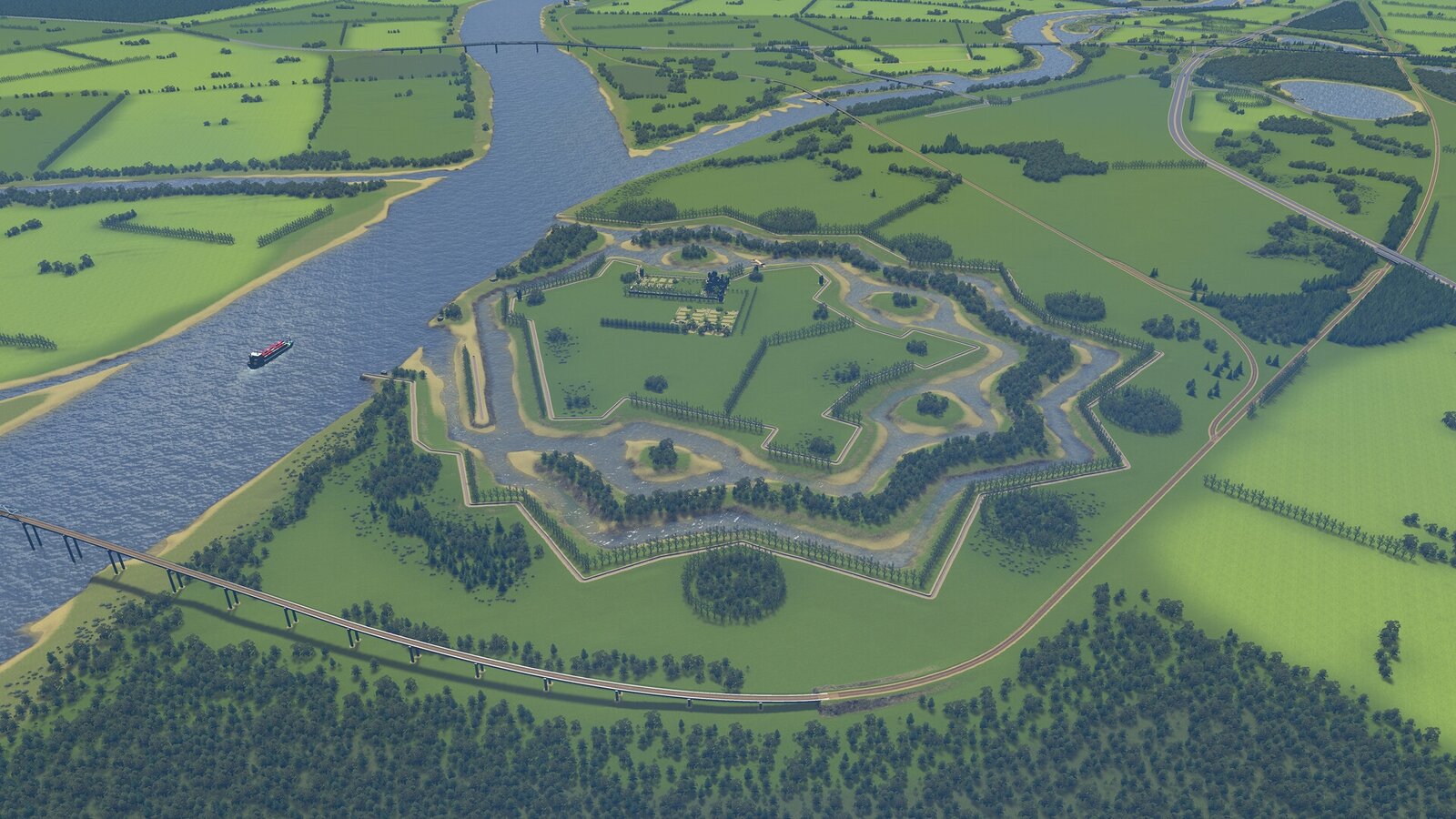 Cities: Skylines - Content Creator Pack: Map Pack 4